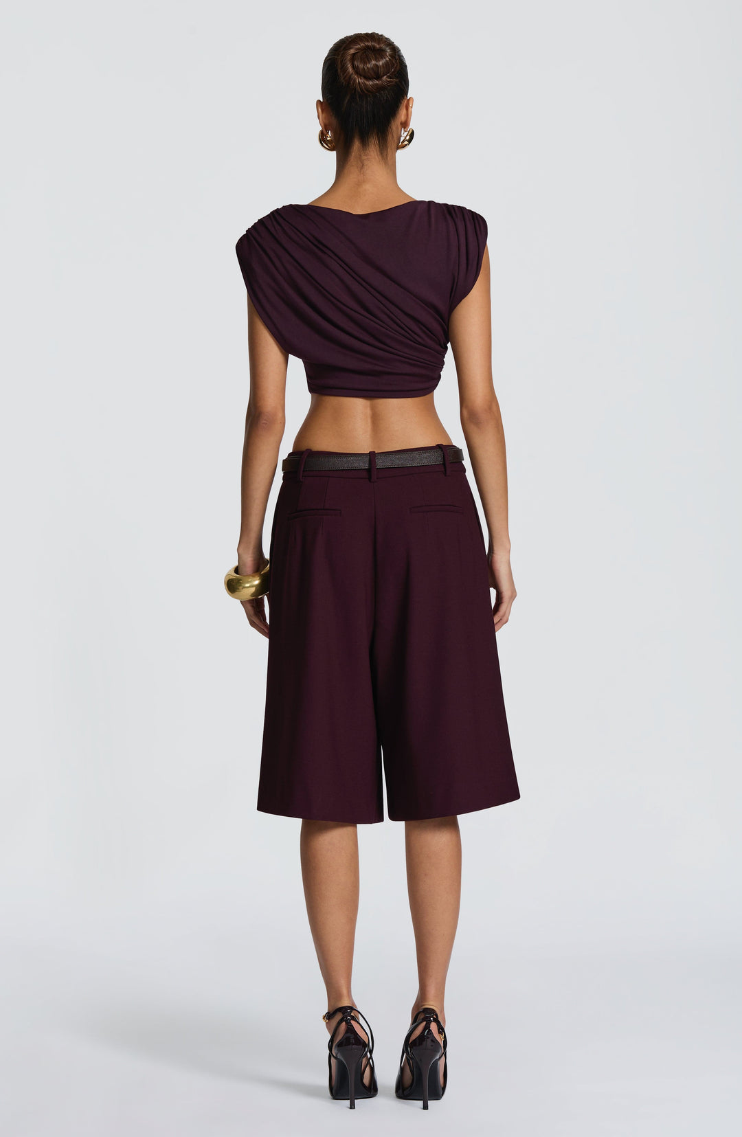 Avelaelle Top in Plum by Clandour, product photo 10