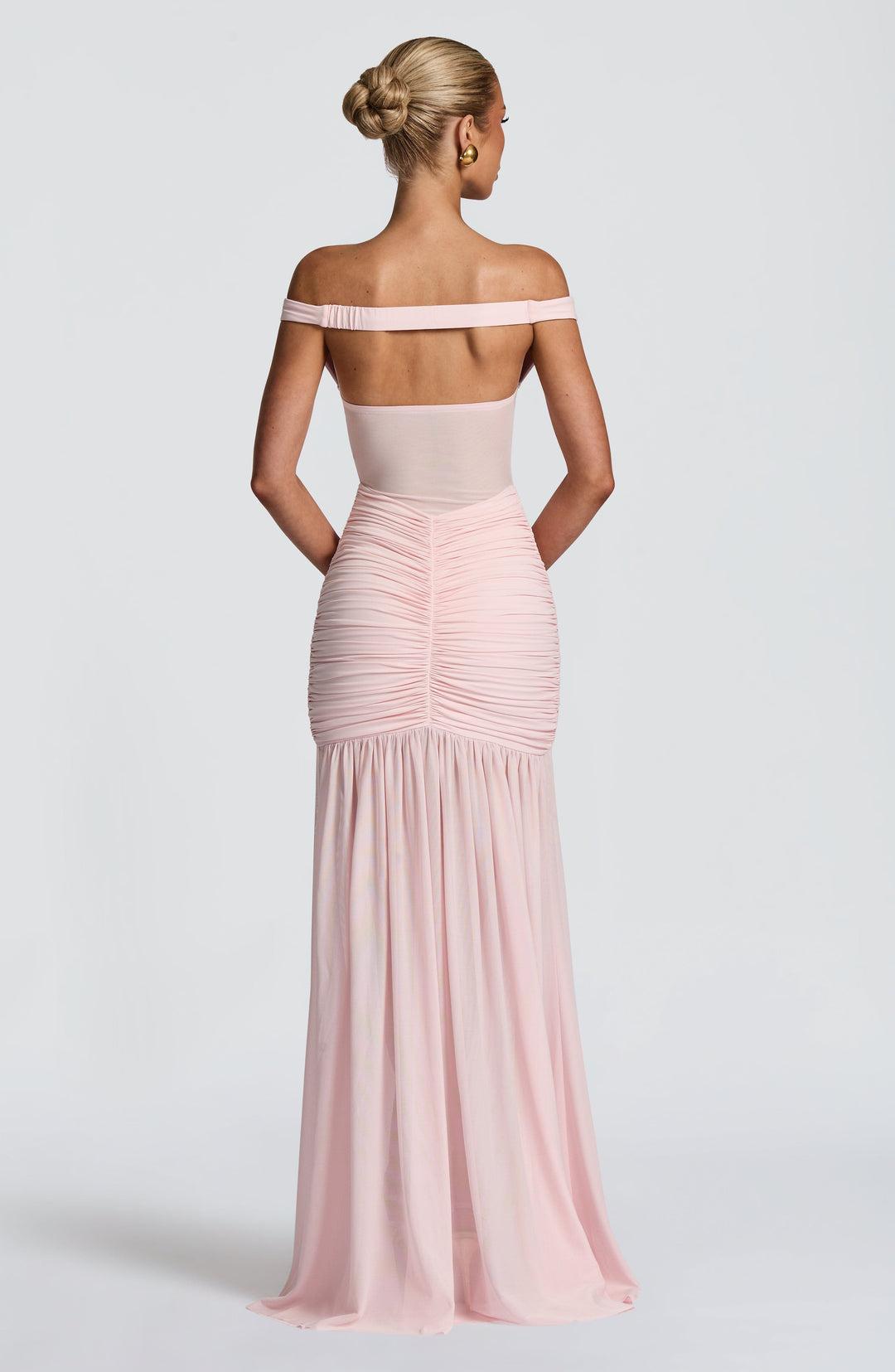 Avelari Maxi Dress in Blush by Clandour, product photo 3