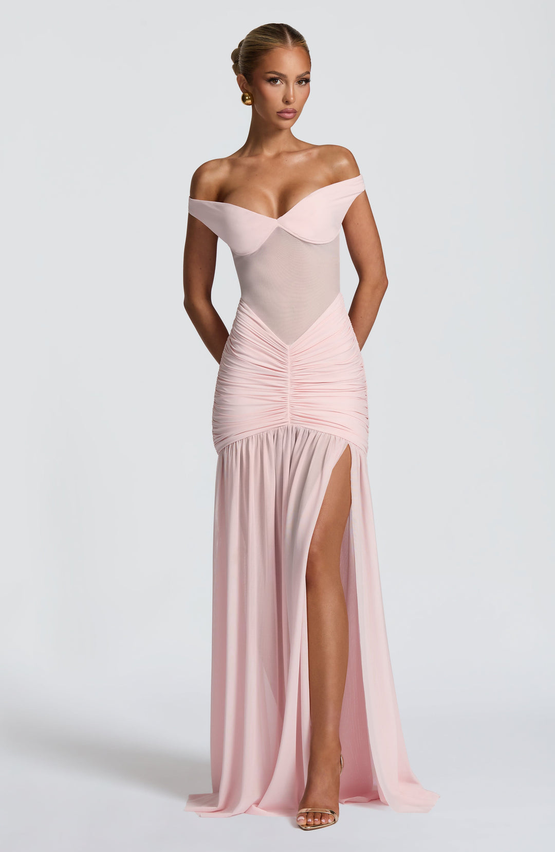 Avelari Maxi Dress in Blush by Clandour, product photo 8