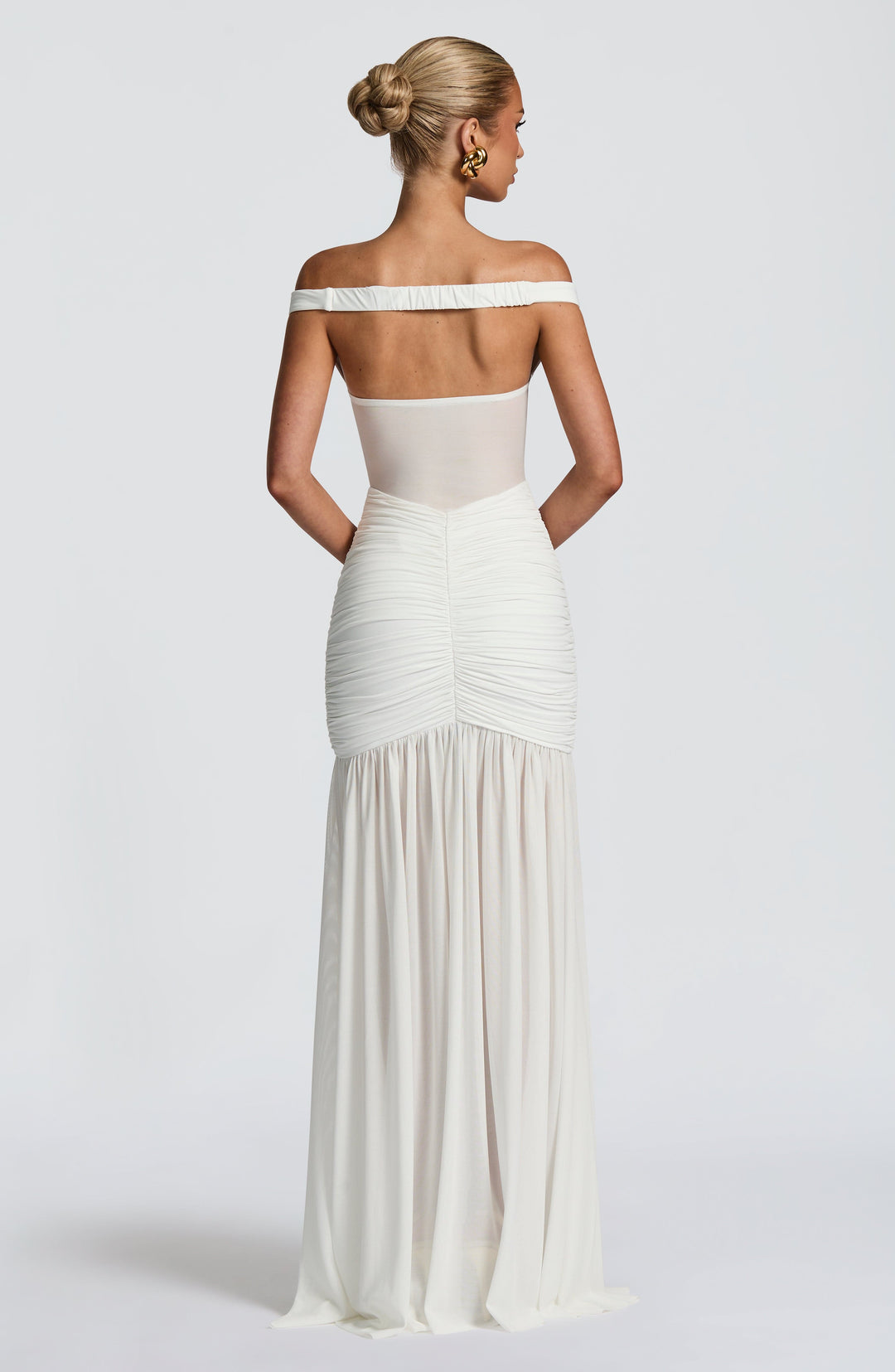 Avelari Maxi Dress in Ivory by Clandour, product photo 3