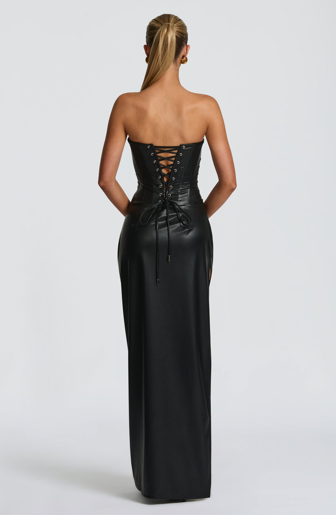 Avelella Maxi Dress in Black by Clandour, product photo 3
