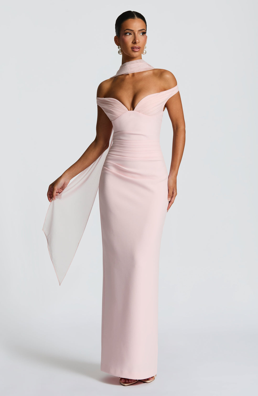 Avelelle Maxi Dress in Blush by Clandour, product photo 9