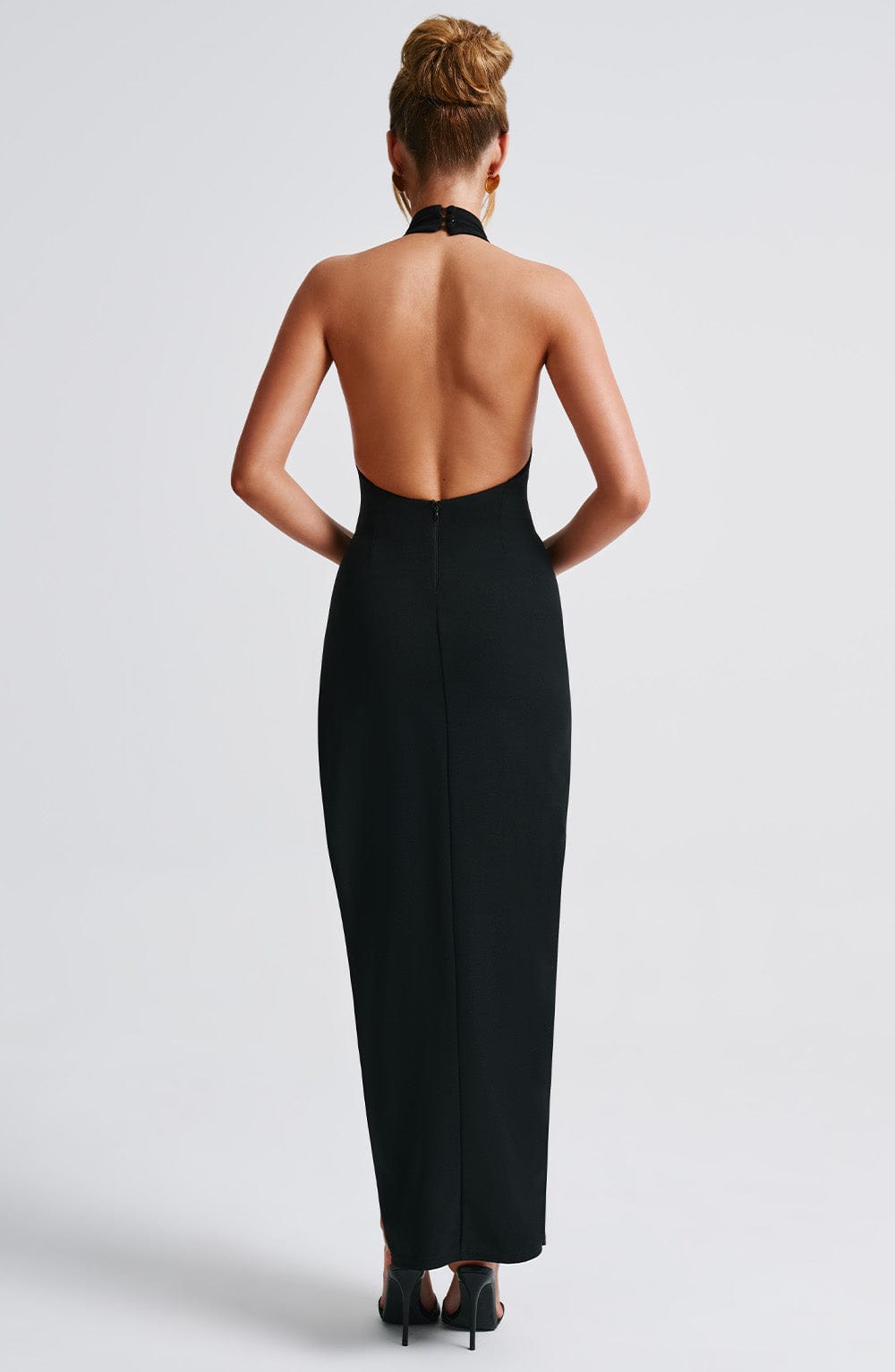 Avelia Maxi Dress in Black by Clandour, product photo 8