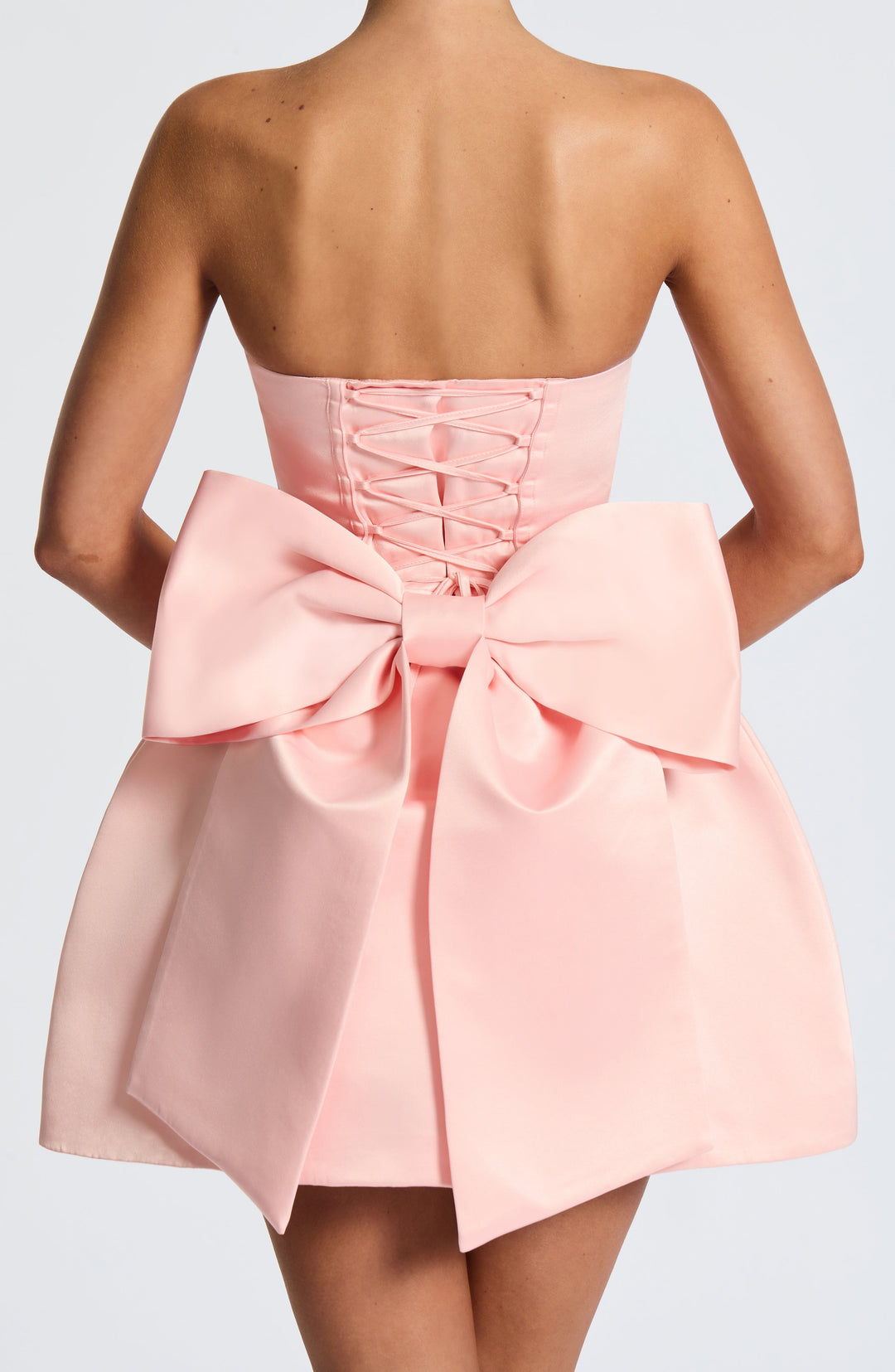 Aveline Mini Dress in Blush by Clandour, product photo 5