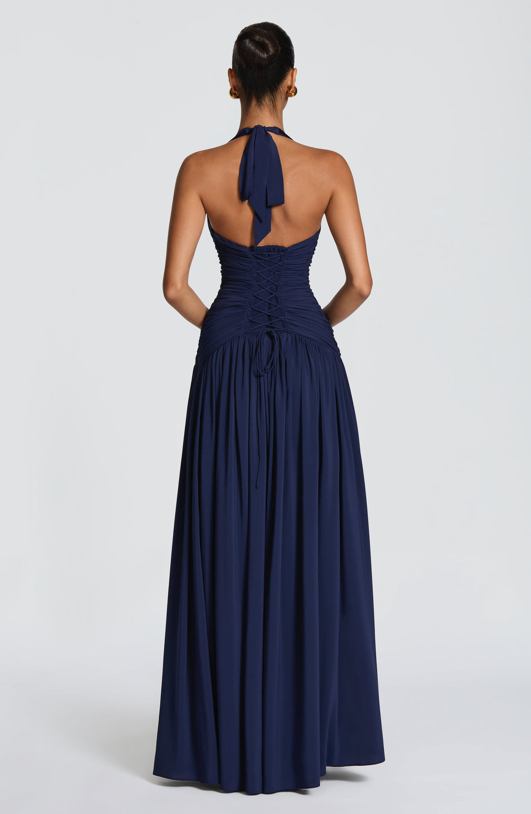 Aveliris Maxi Dress in Navy by Clandour, product photo 2