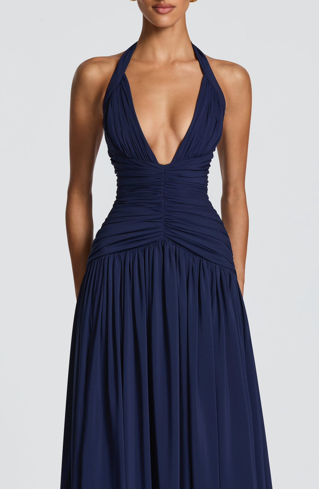 Aveliris Maxi Dress in Navy by Clandour, product photo 4