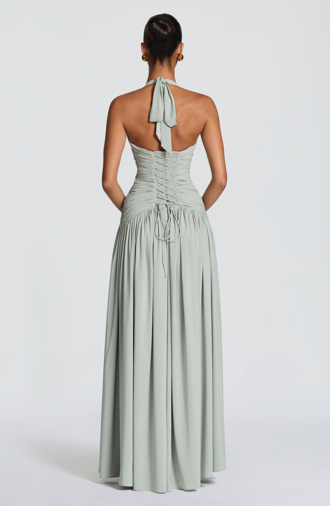 Aveliris Maxi Dress in Sage by Clandour, product photo 3