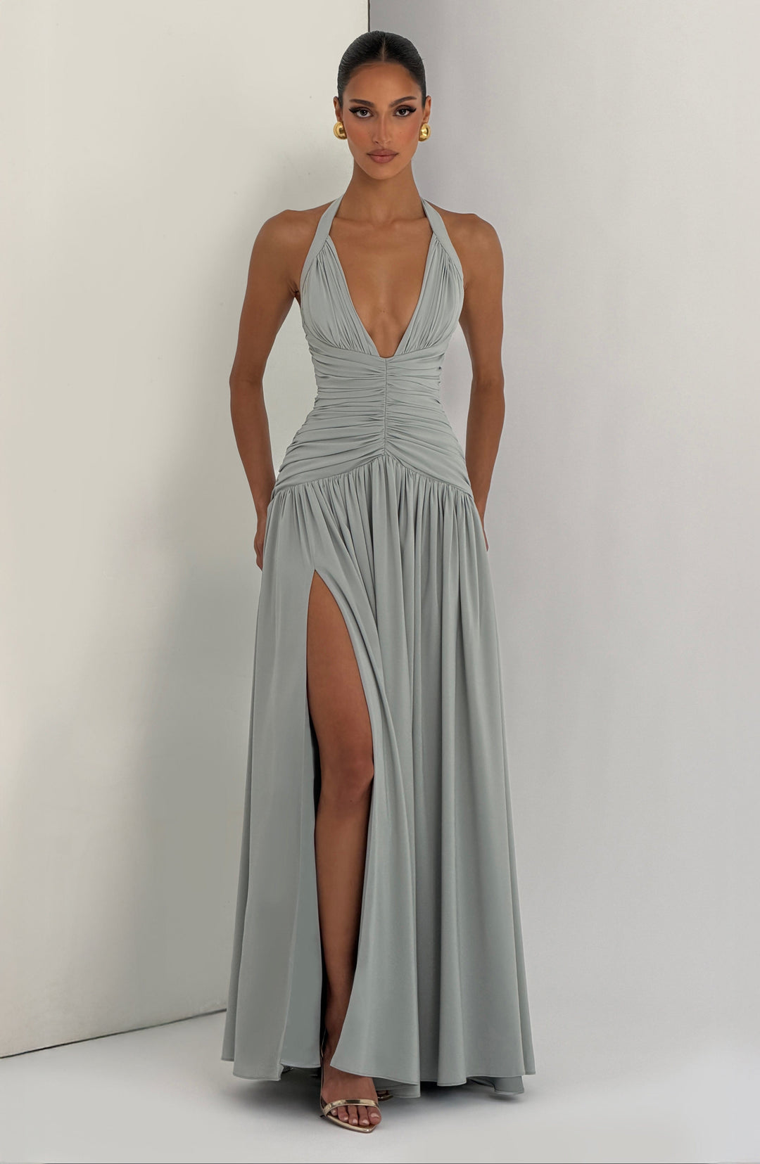 Aveliris Maxi Dress in Sage by Clandour, product photo 7