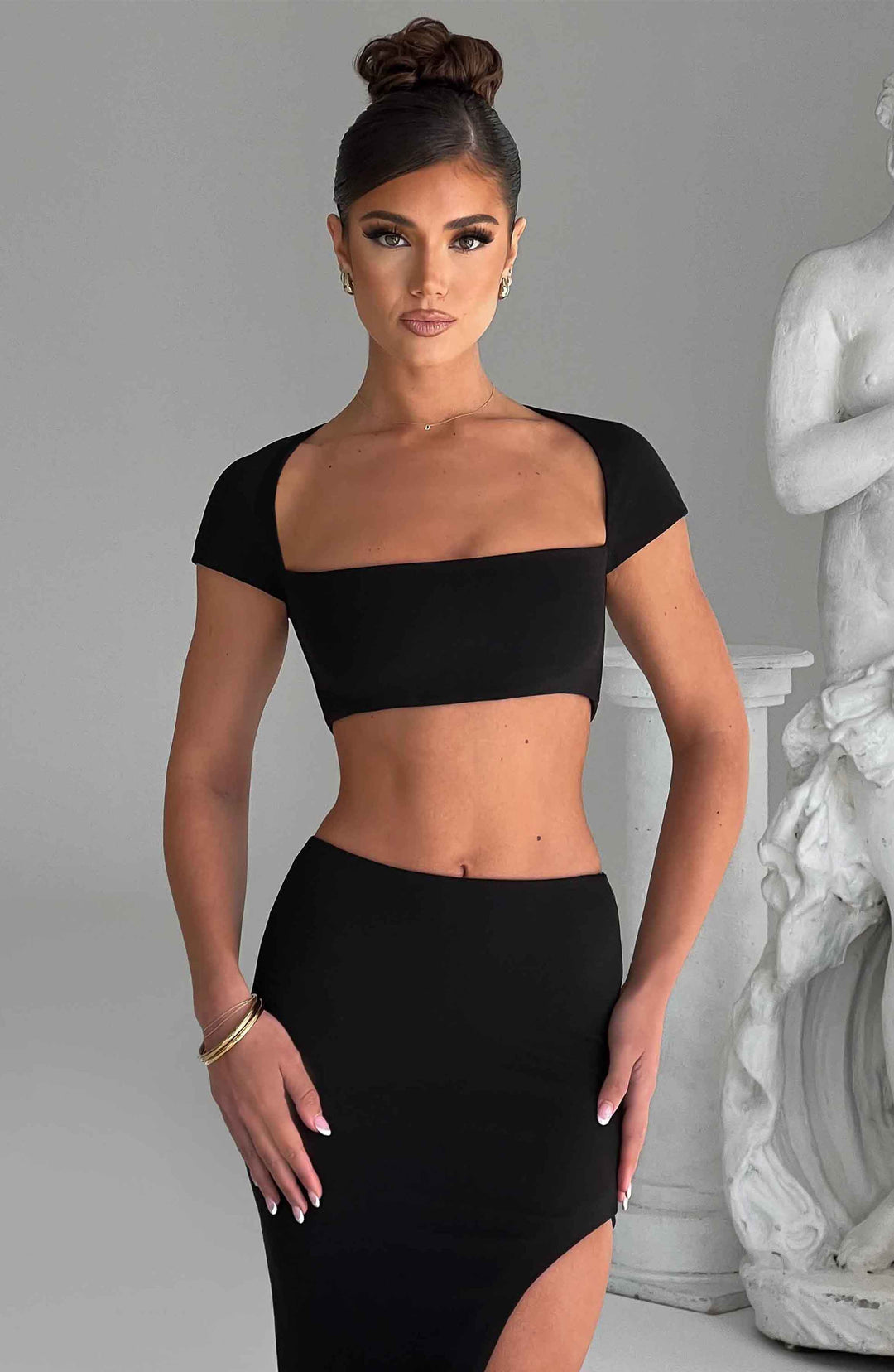 Avelise Top in Black by Clandour, product photo 1