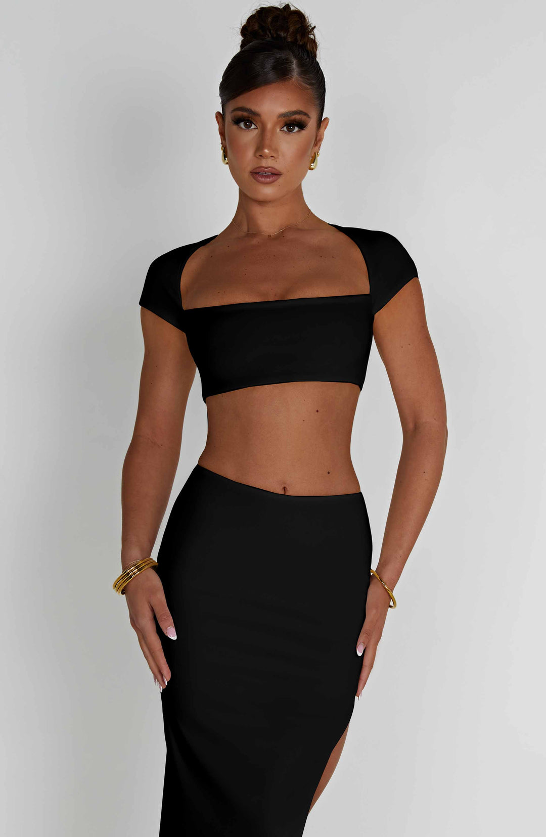 Avelise Top in Black by Clandour, product photo 6