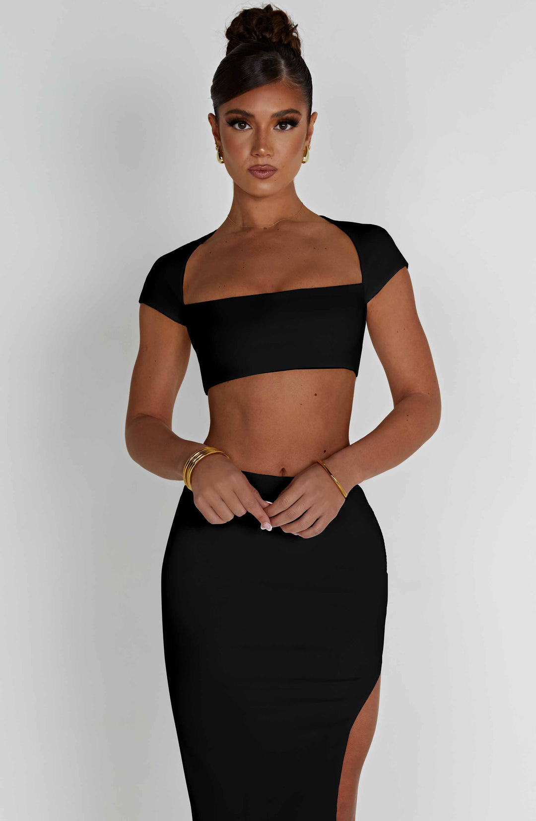 Avelise Top in Black by Clandour, product photo 7