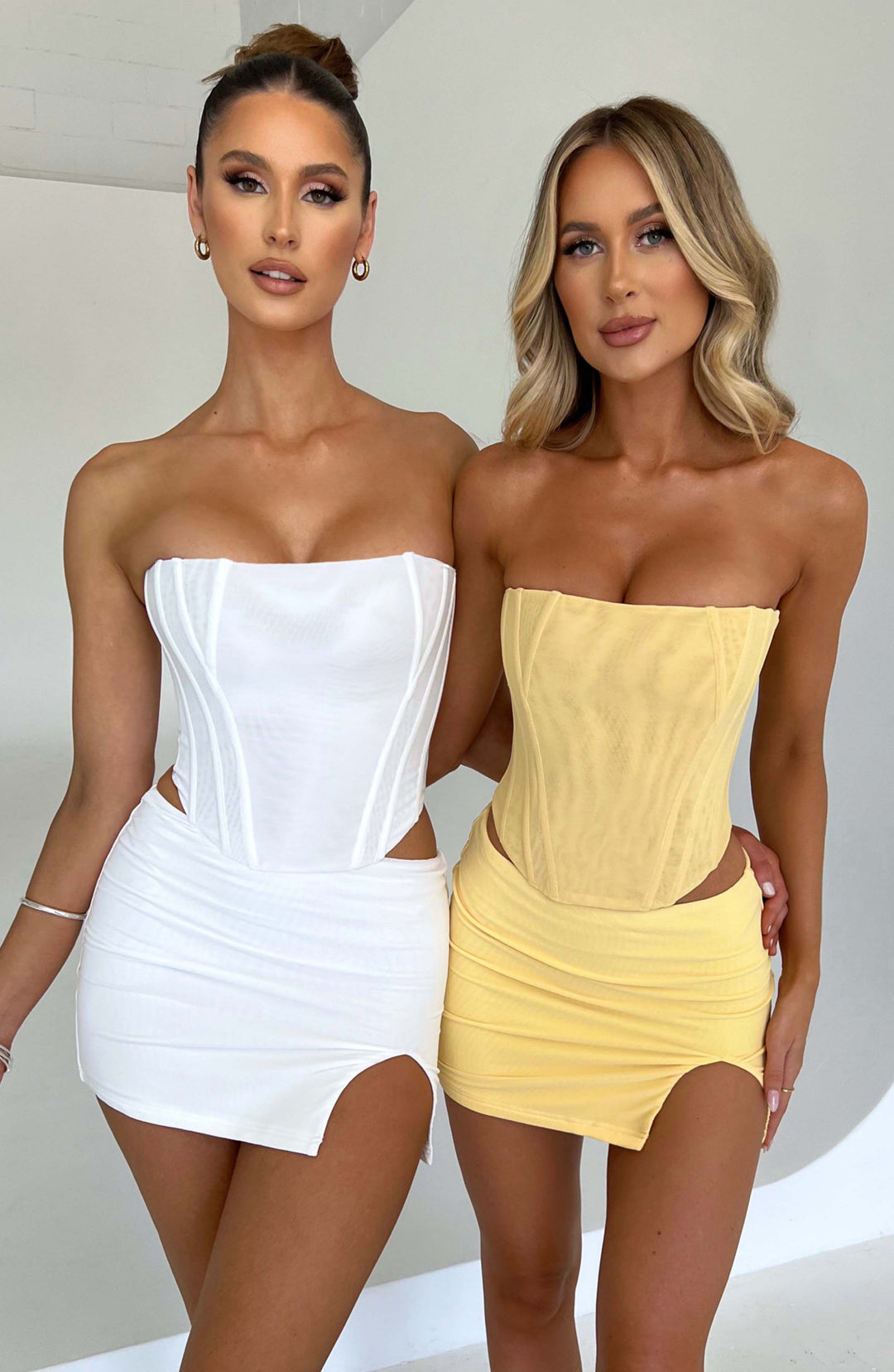 Aveloria Mini Skirt in Lemon by Clandour, product photo 8