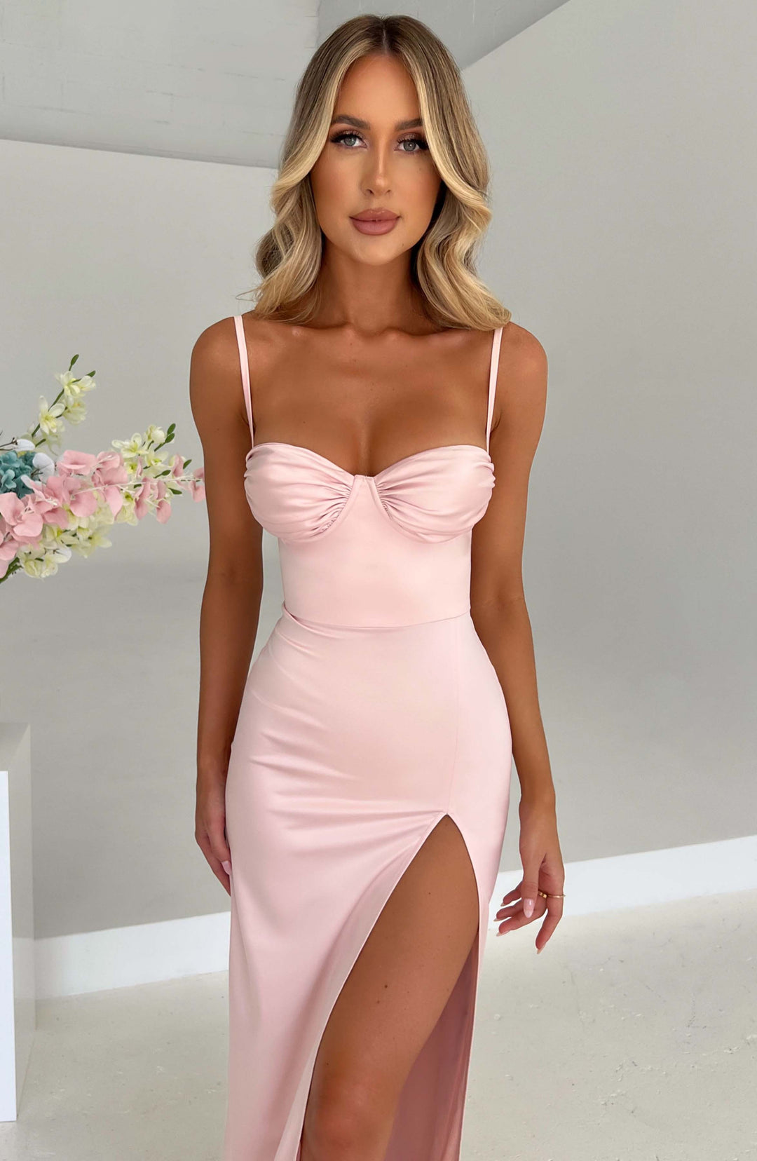 Avelvieve Maxi Dress in Blush by Clandour, product photo 2