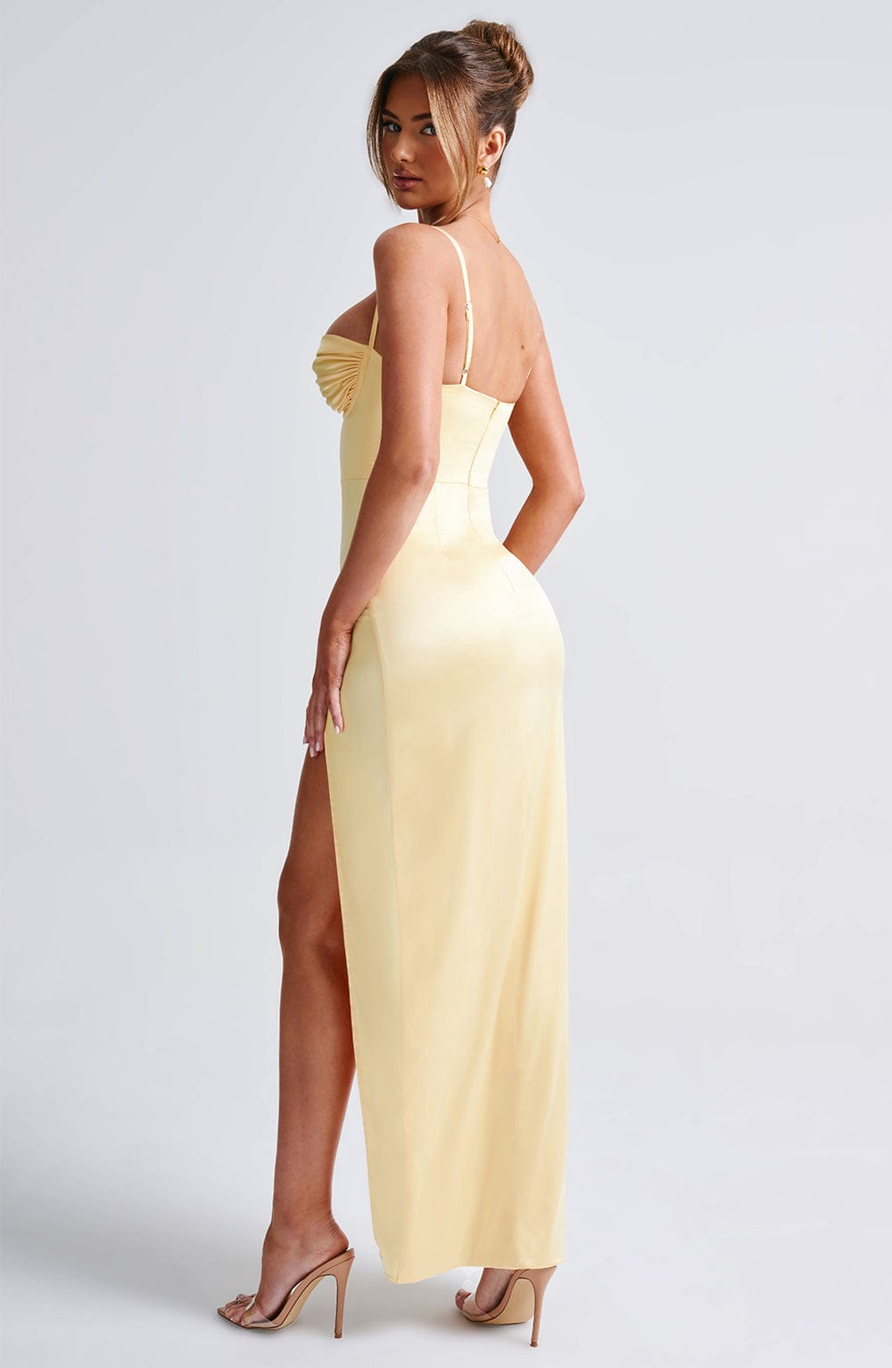 Avelvieve Maxi Dress in Lemon by Clandour, product photo 6