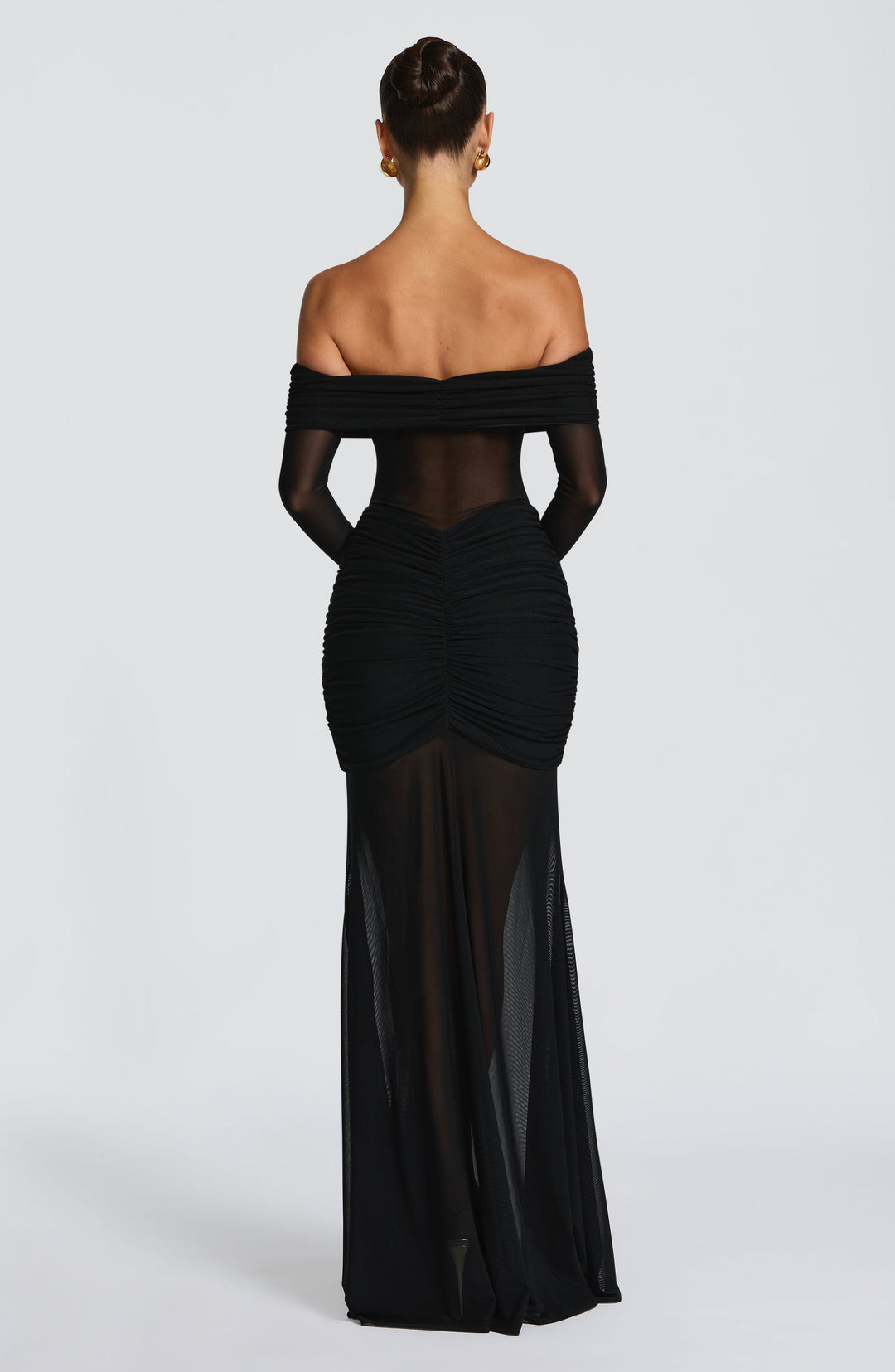 Briaelle Maxi Dress in Black by Clandour, product photo 3