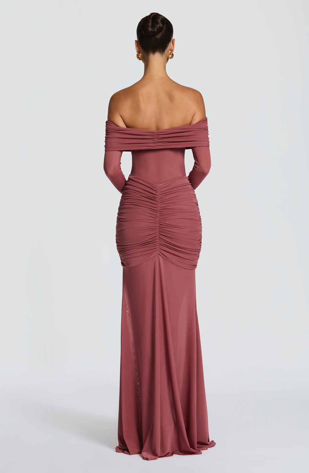 Briaelle Maxi Dress in Rose Brown by Clandour, product photo 4
