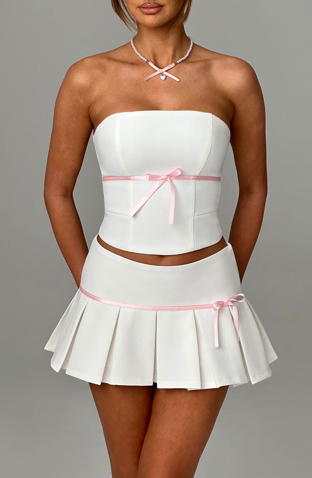 Brielia Top in Ivory by Clandour, product photo 1