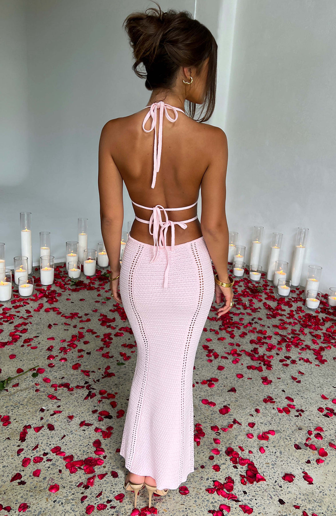 Brilina Maxi Dress in Blush by Clandour, product photo 2