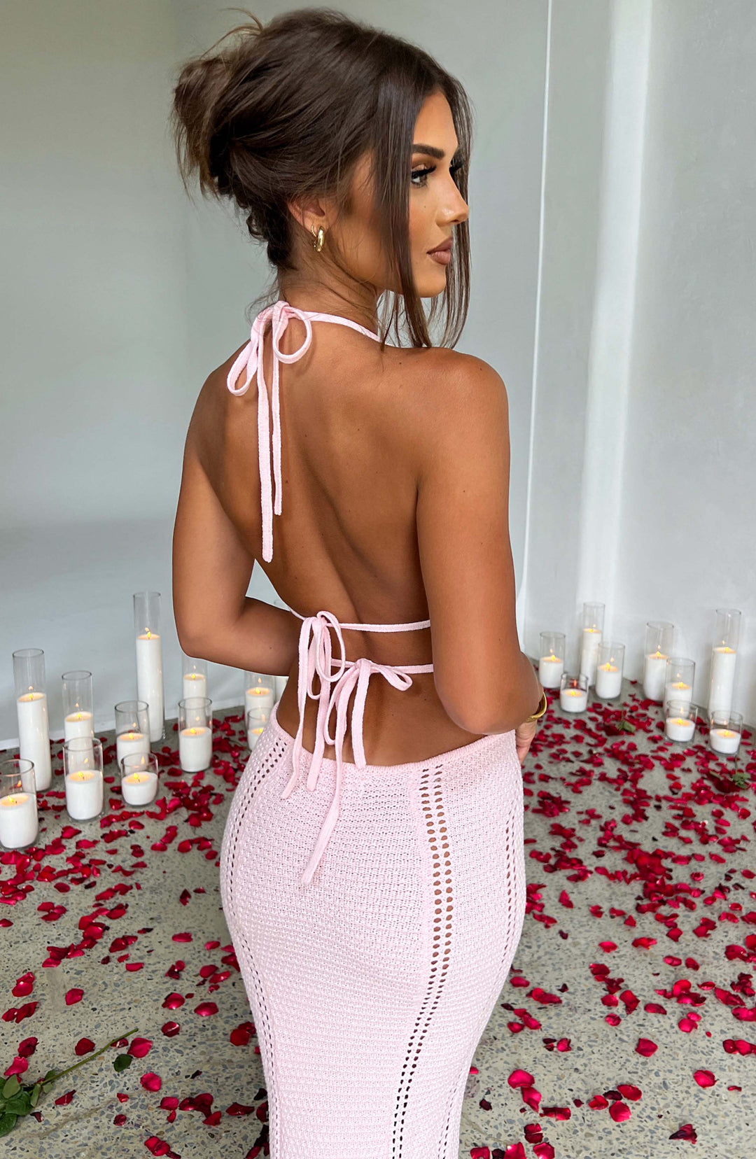 Brilina Maxi Dress in Blush by Clandour, product photo 4