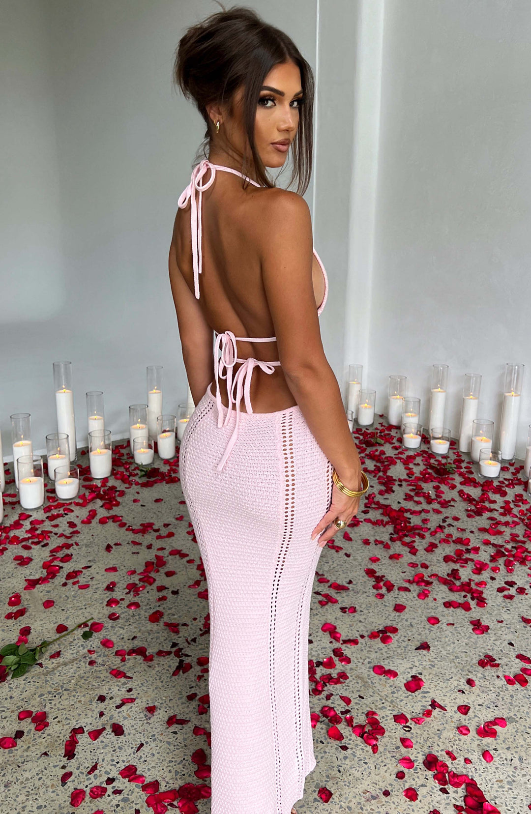 Brilina Maxi Dress in Blush by Clandour, product photo 5