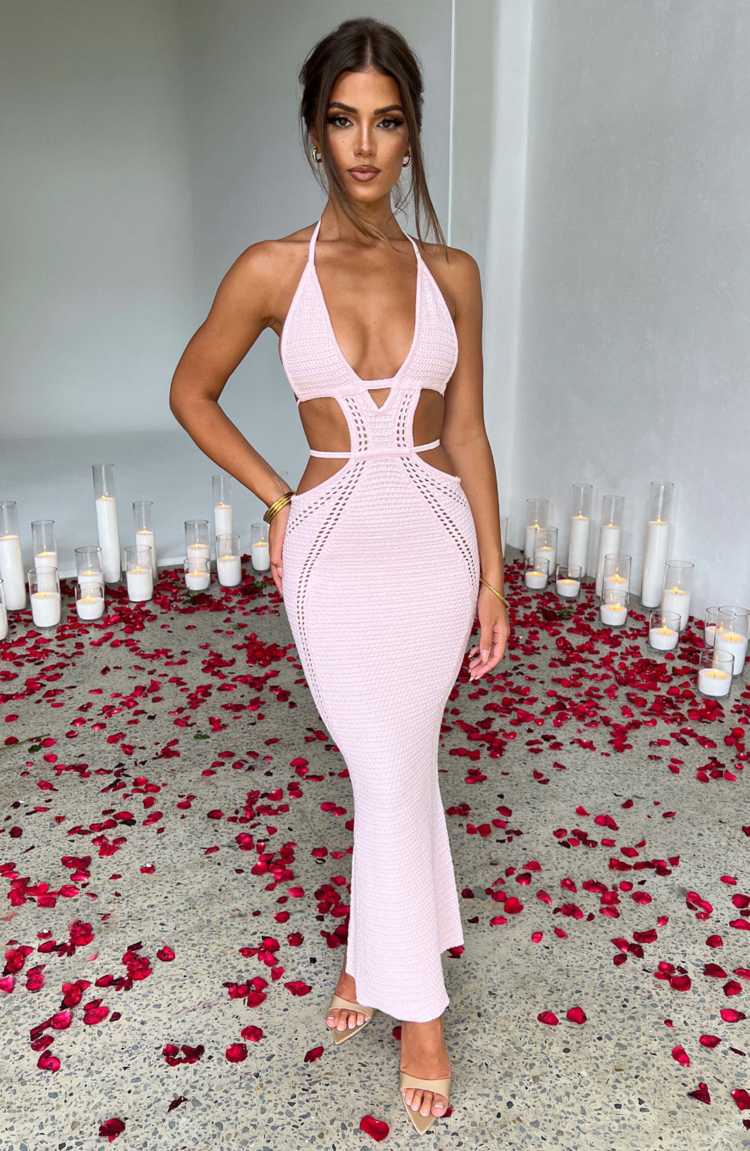 Brilina Maxi Dress in Blush by Clandour, product photo 6