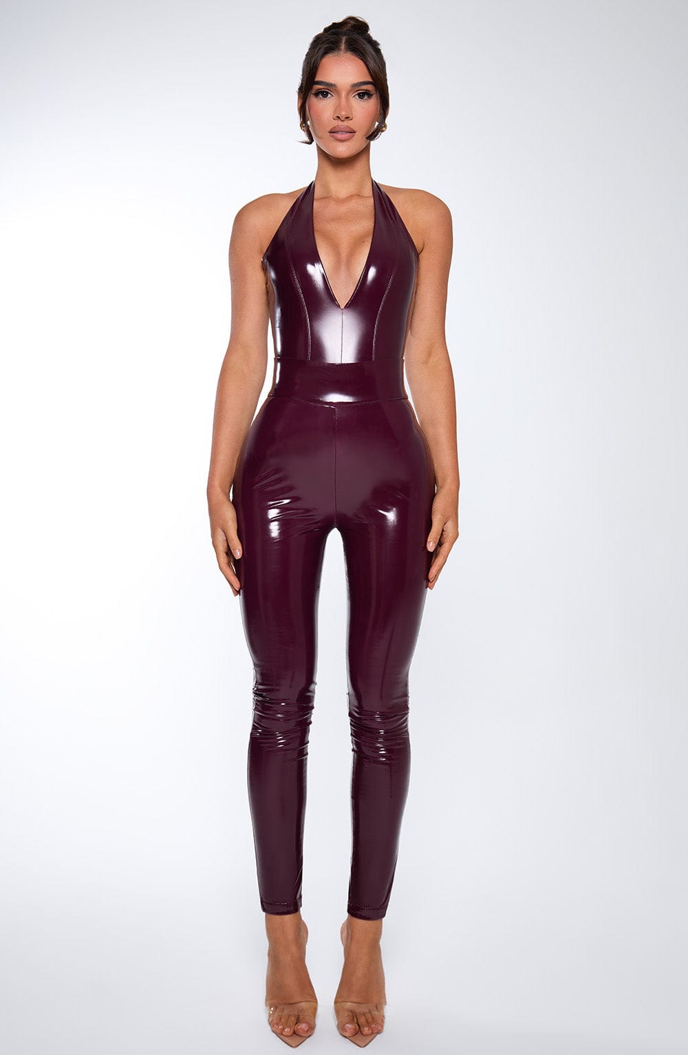 Brilise Pants in Cherry Lacquer by Clandour, product photo 2
