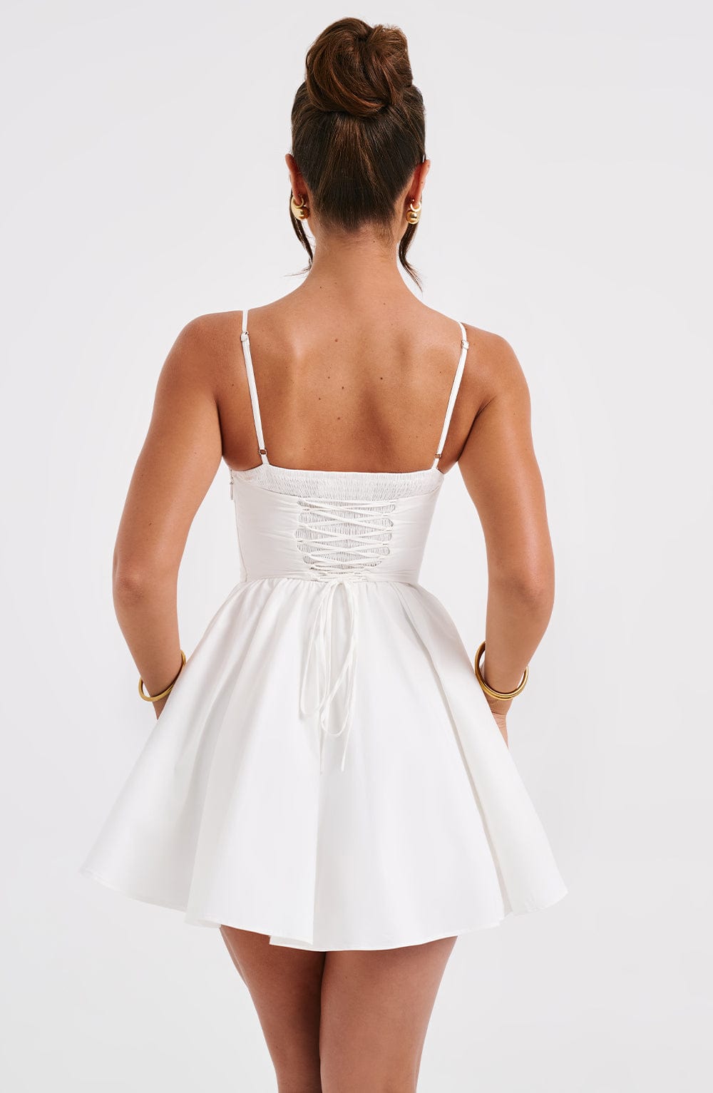 Briora Mini Dress in Ivory by Clandour, product photo 9
