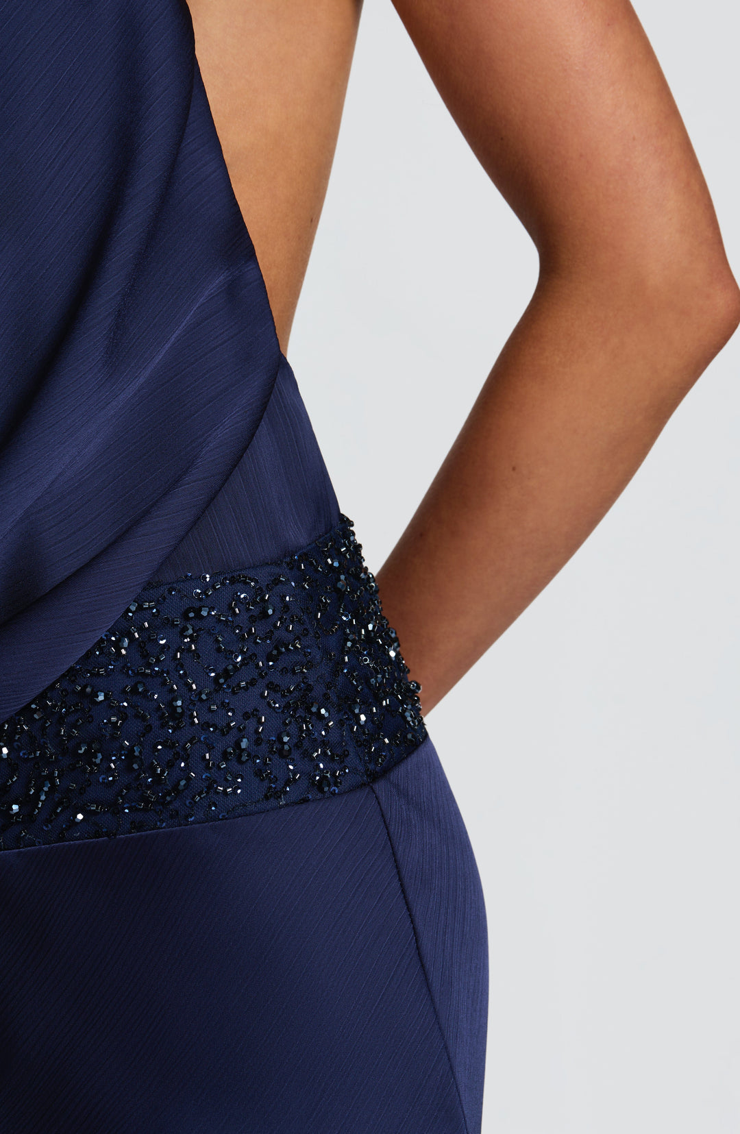 Briris Maxi Dress in Navy by Clandour, product photo 5