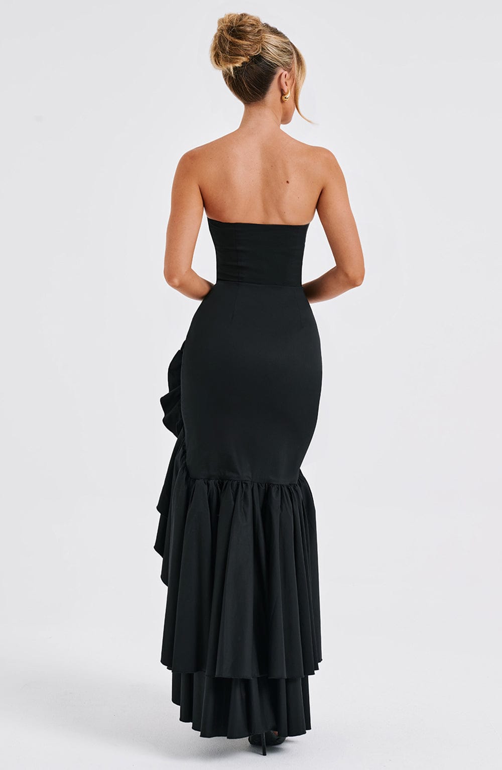 Brise Maxi Dress in Black by Clandour, product photo 3