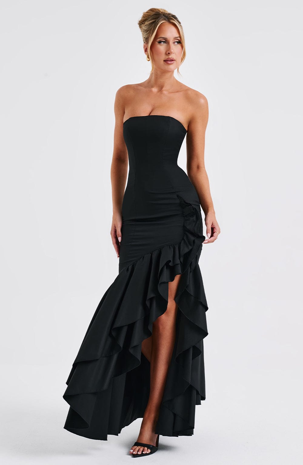 Brise Maxi Dress in Black by Clandour, product photo 4