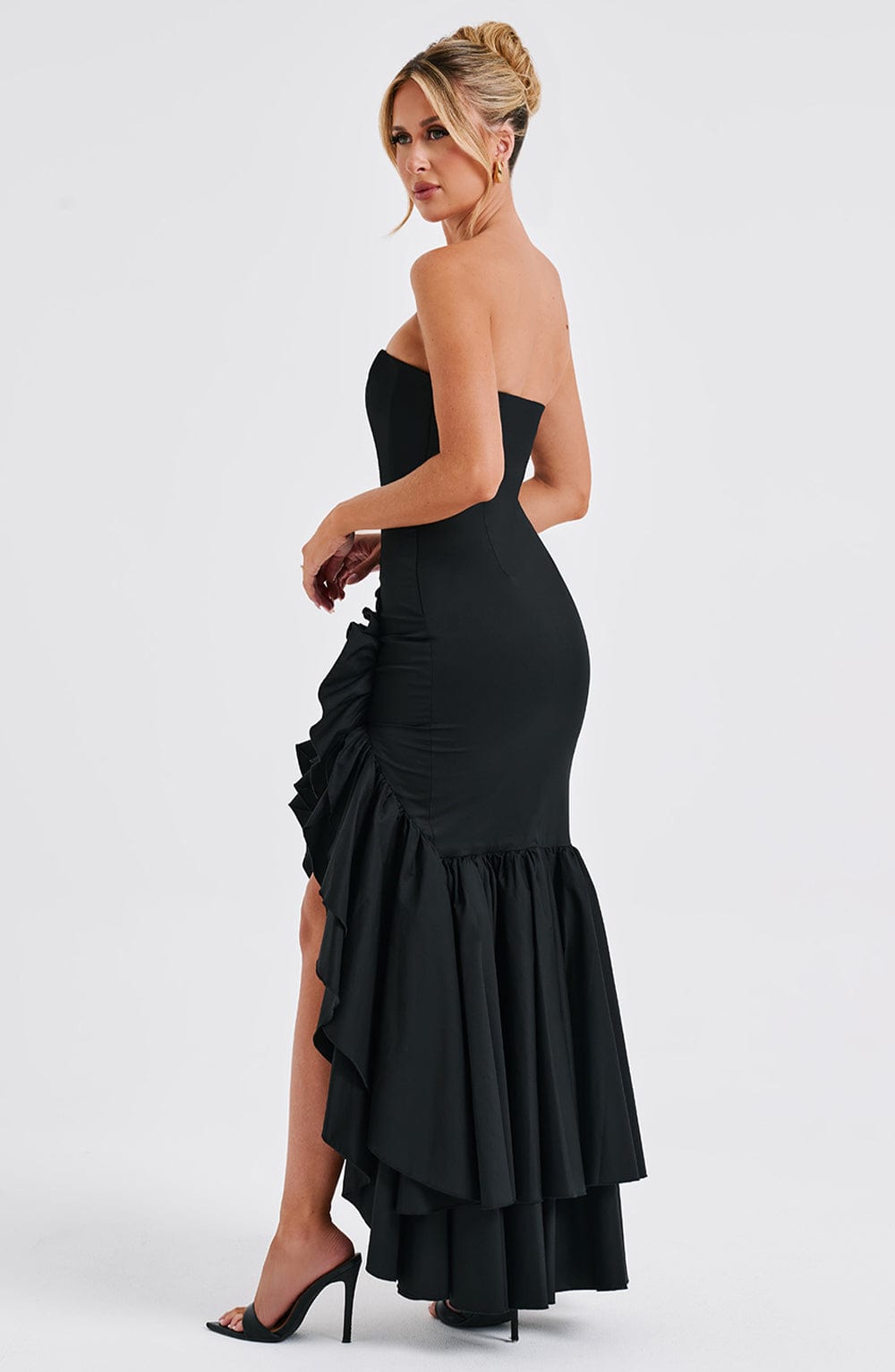 Brise Maxi Dress in Black by Clandour, product photo 6