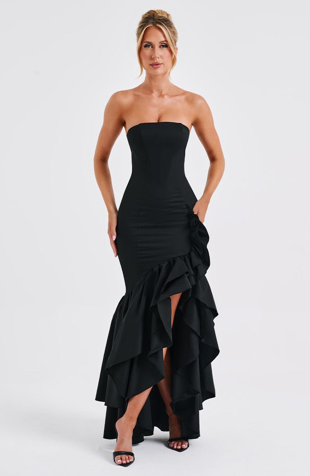Brise Maxi Dress in Black by Clandour, product photo 9