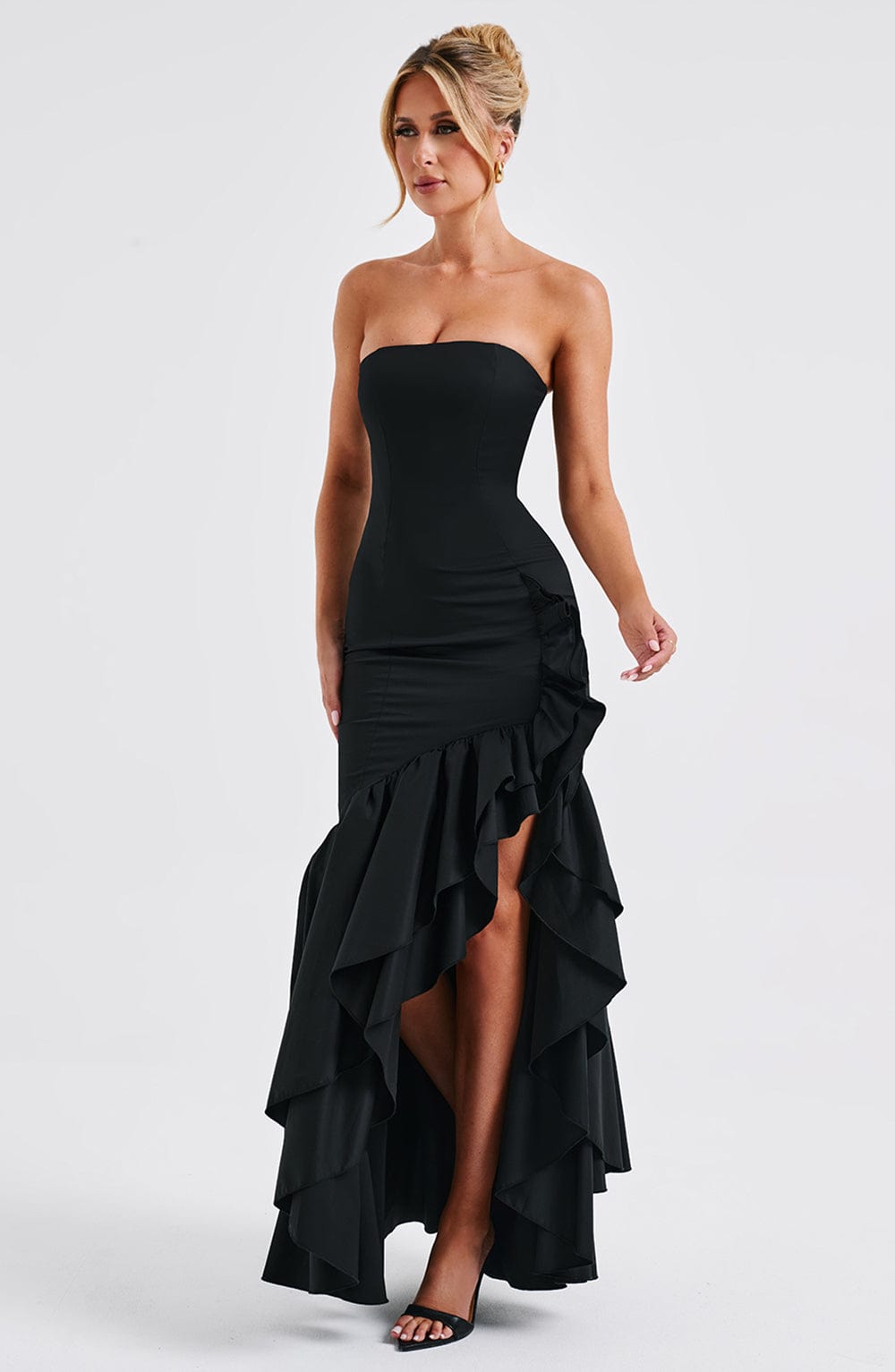 Brise Maxi Dress in Black by Clandour, product photo 10