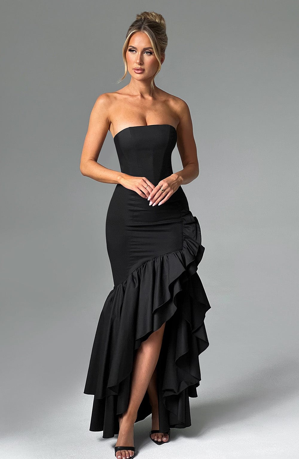 Brise Maxi Dress in Black by Clandour, product photo 11
