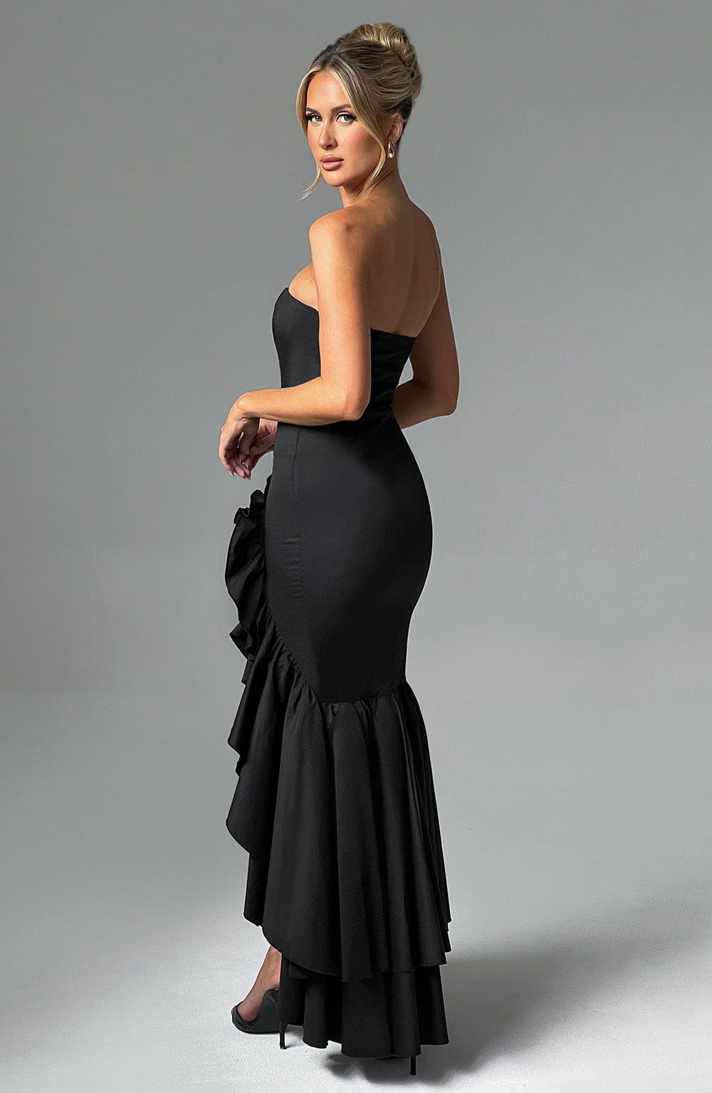 Brise Maxi Dress in Black by Clandour, product photo 12