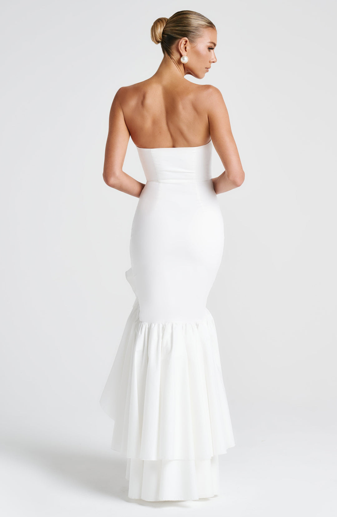 Brise Maxi Dress in Ivory by Clandour, product photo 4