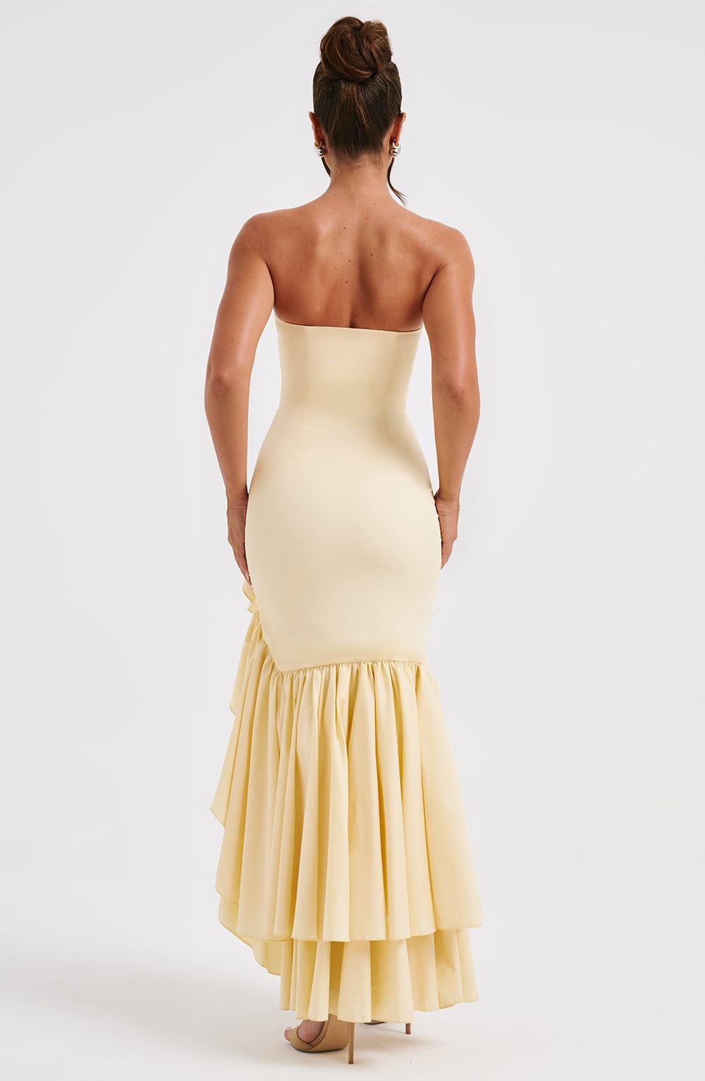 Brise Maxi Dress in Lemon by Clandour, product photo 2