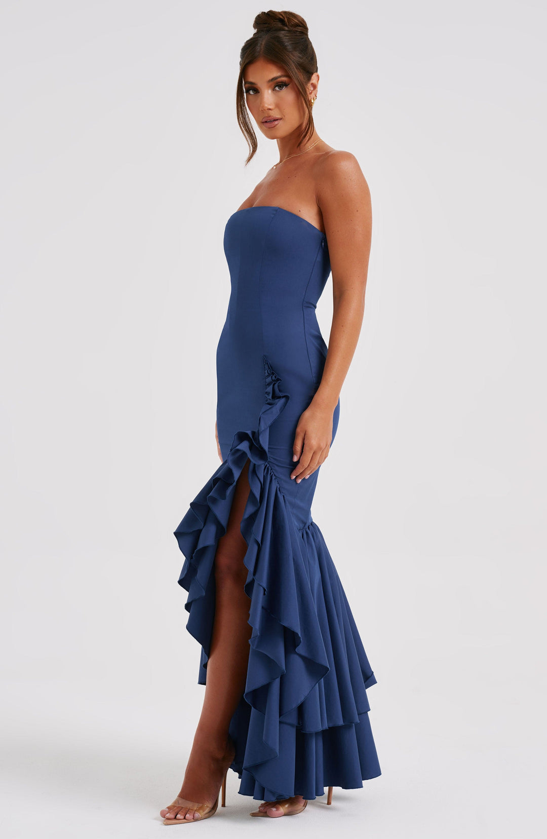 Brise Maxi Dress in Navy by Clandour, product photo 9