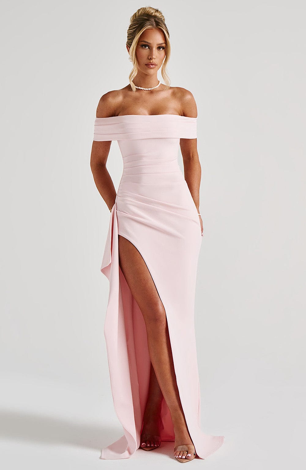 Camille Maxi Dress in Blush by Clandour, product photo 3