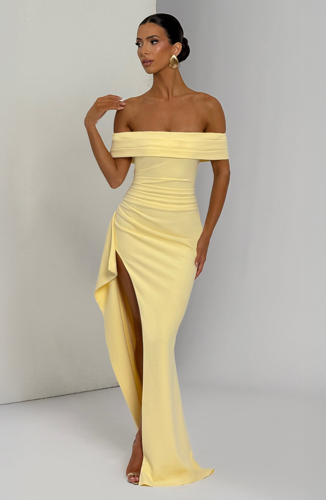 Camille Maxi Dress in Lemon by Clandour, product photo 6