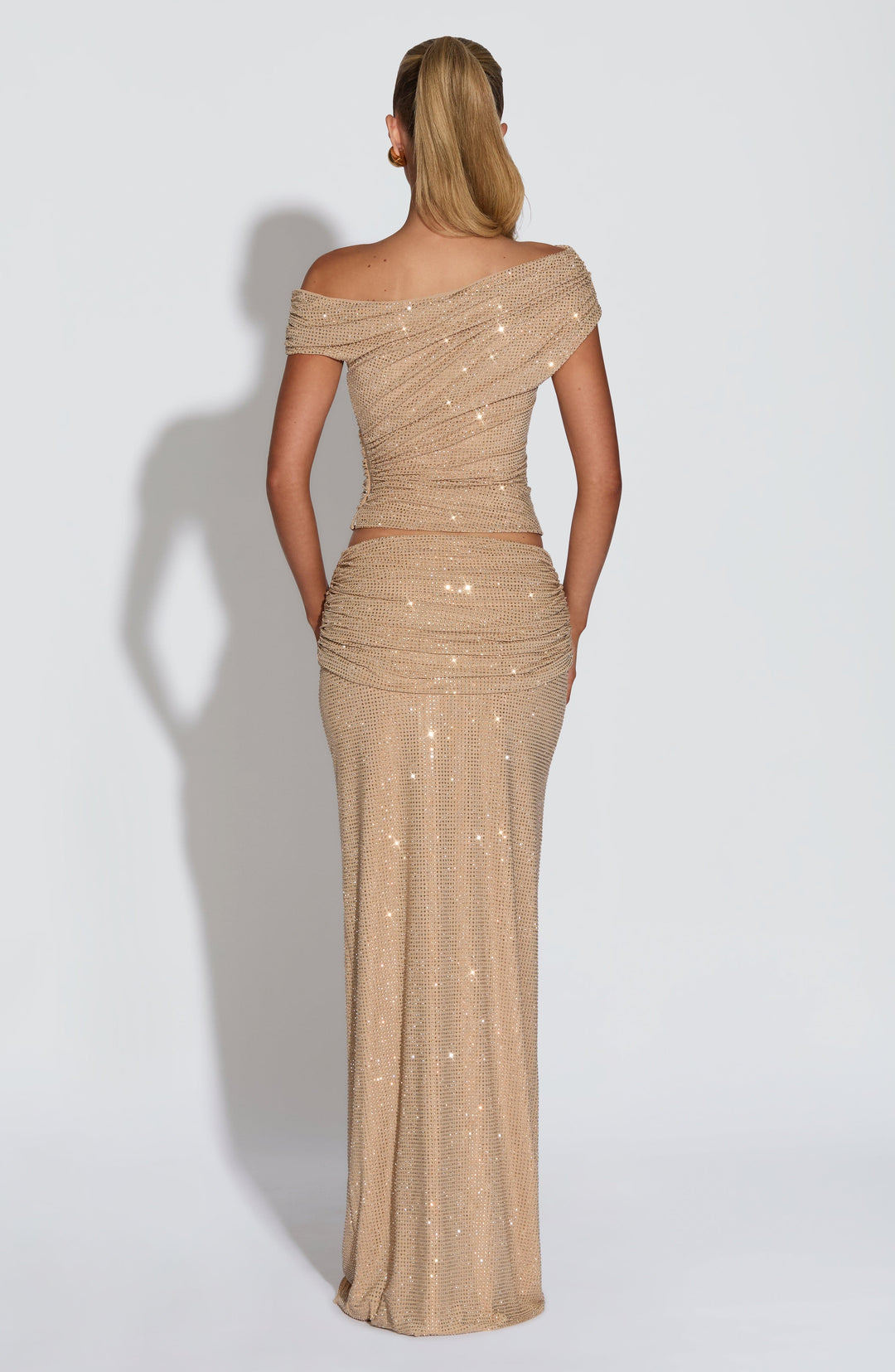 Coraella Top in Gold by Clandour, product photo 2