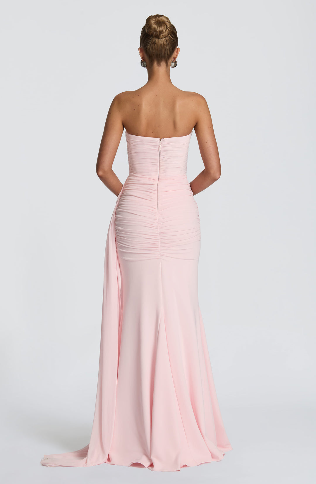 Coraelle Maxi Dress in Blush by Clandour, product photo 3