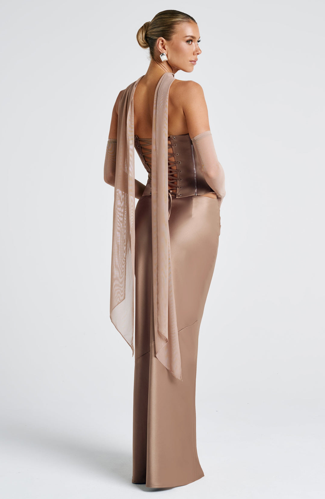 Corairis Maxi Skirt in Hazel by Clandour, product photo 10
