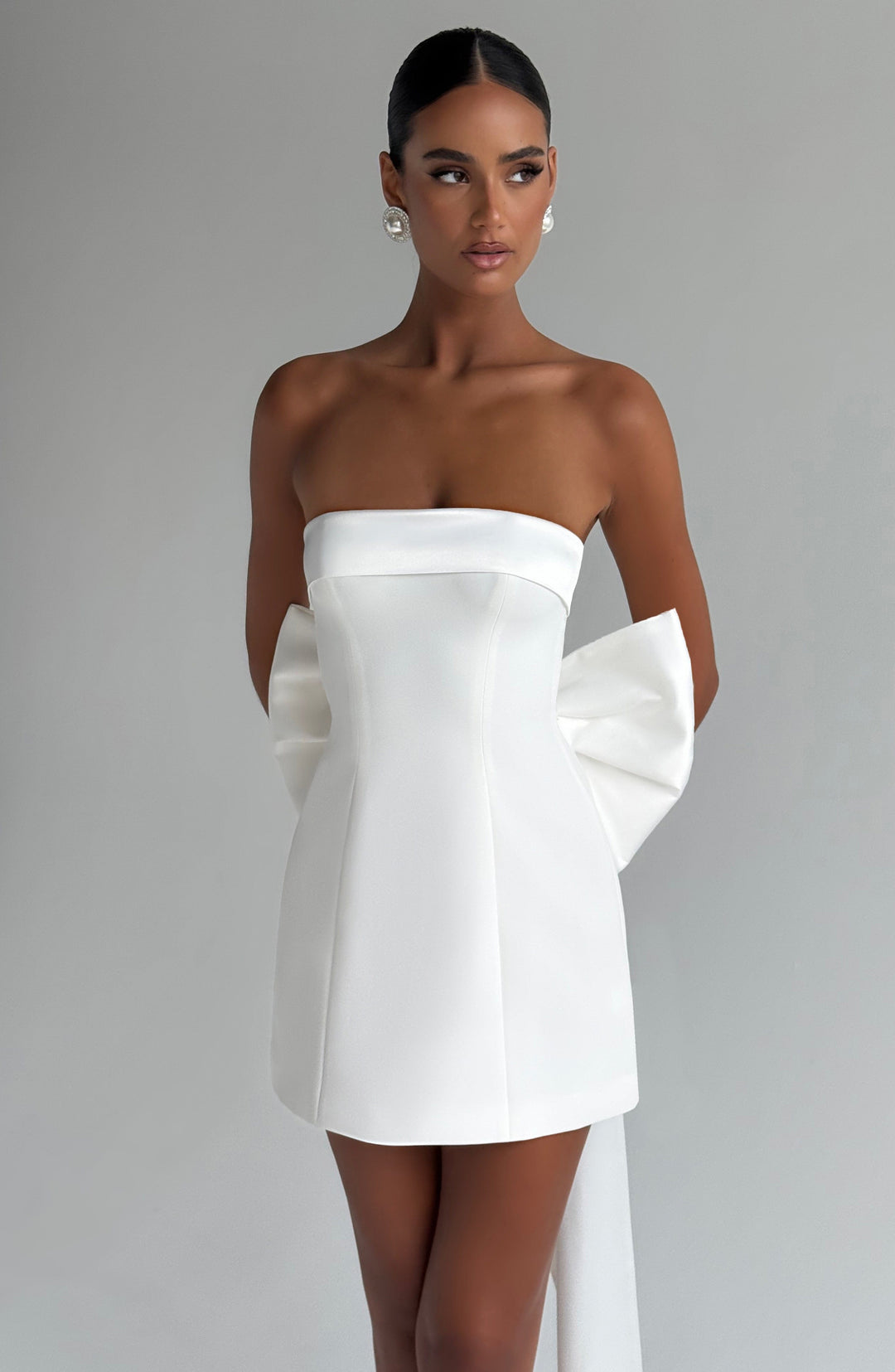 Coralina Mini Dress in Ivory by Clandour, product photo 2