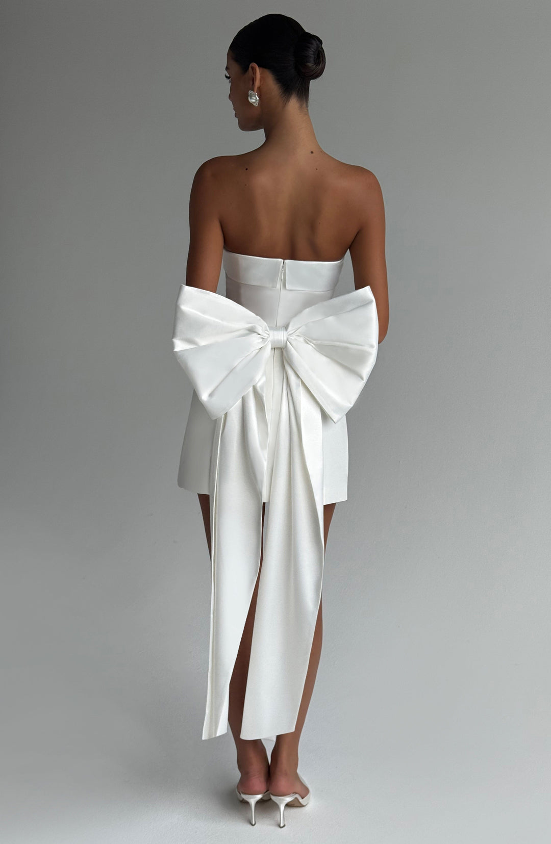 Coralina Mini Dress in Ivory by Clandour, product photo 3