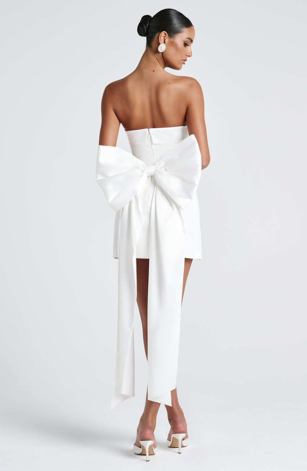 Coralina Mini Dress in Ivory by Clandour, product photo 6