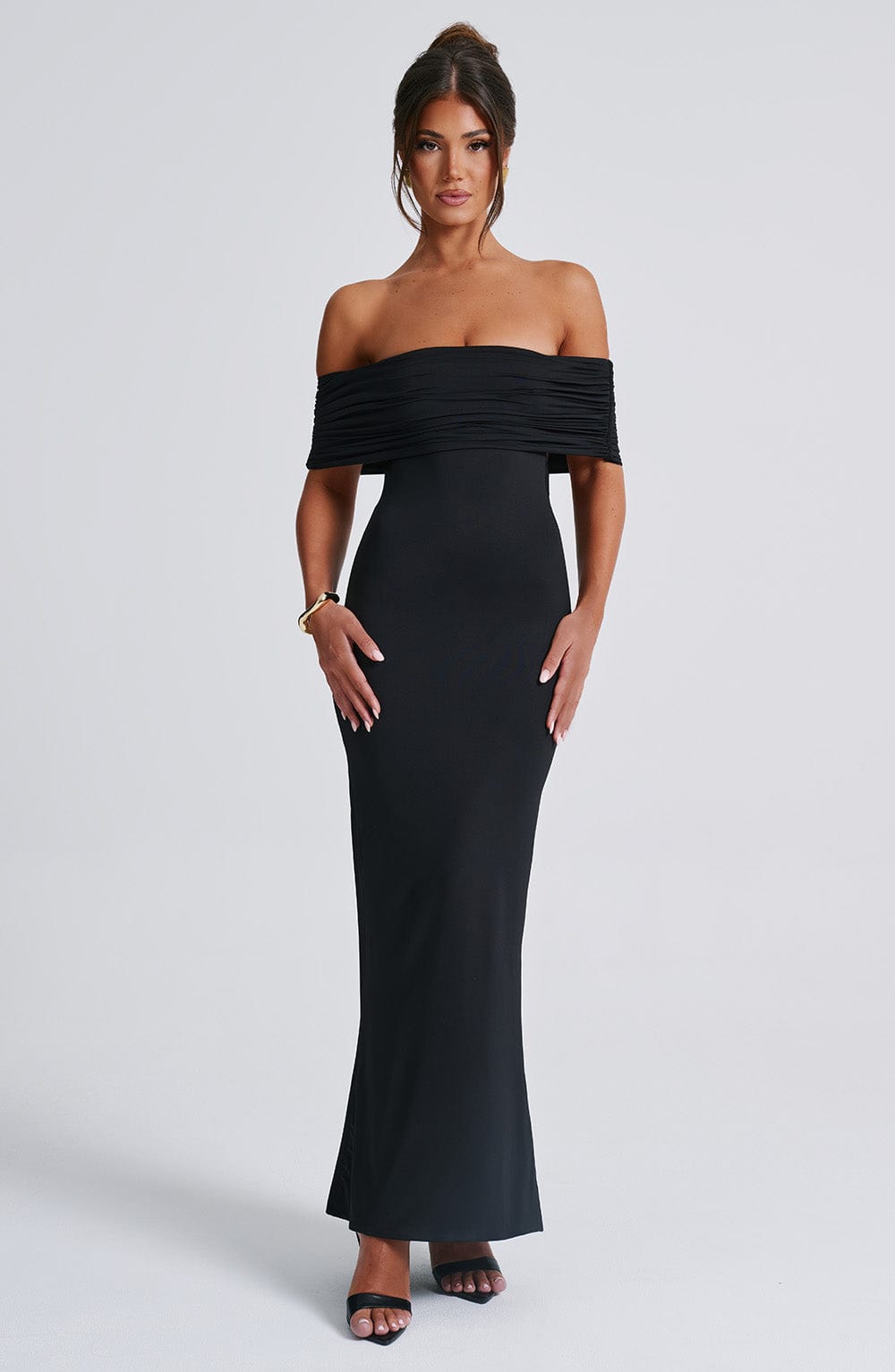 Coralise Maxi Dress in Black by Clandour, product photo 3