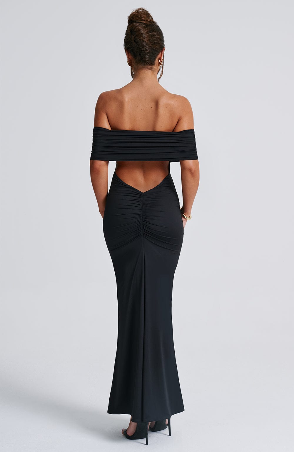 Coralise Maxi Dress in Black by Clandour, product photo 4