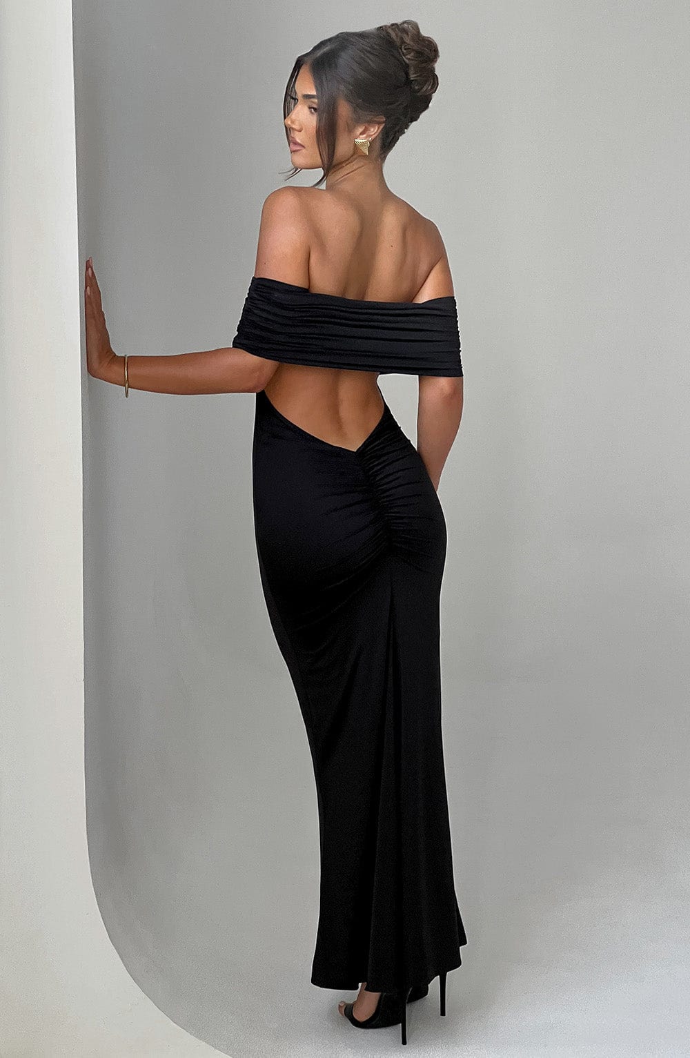 Coralise Maxi Dress in Black by Clandour, product photo 6