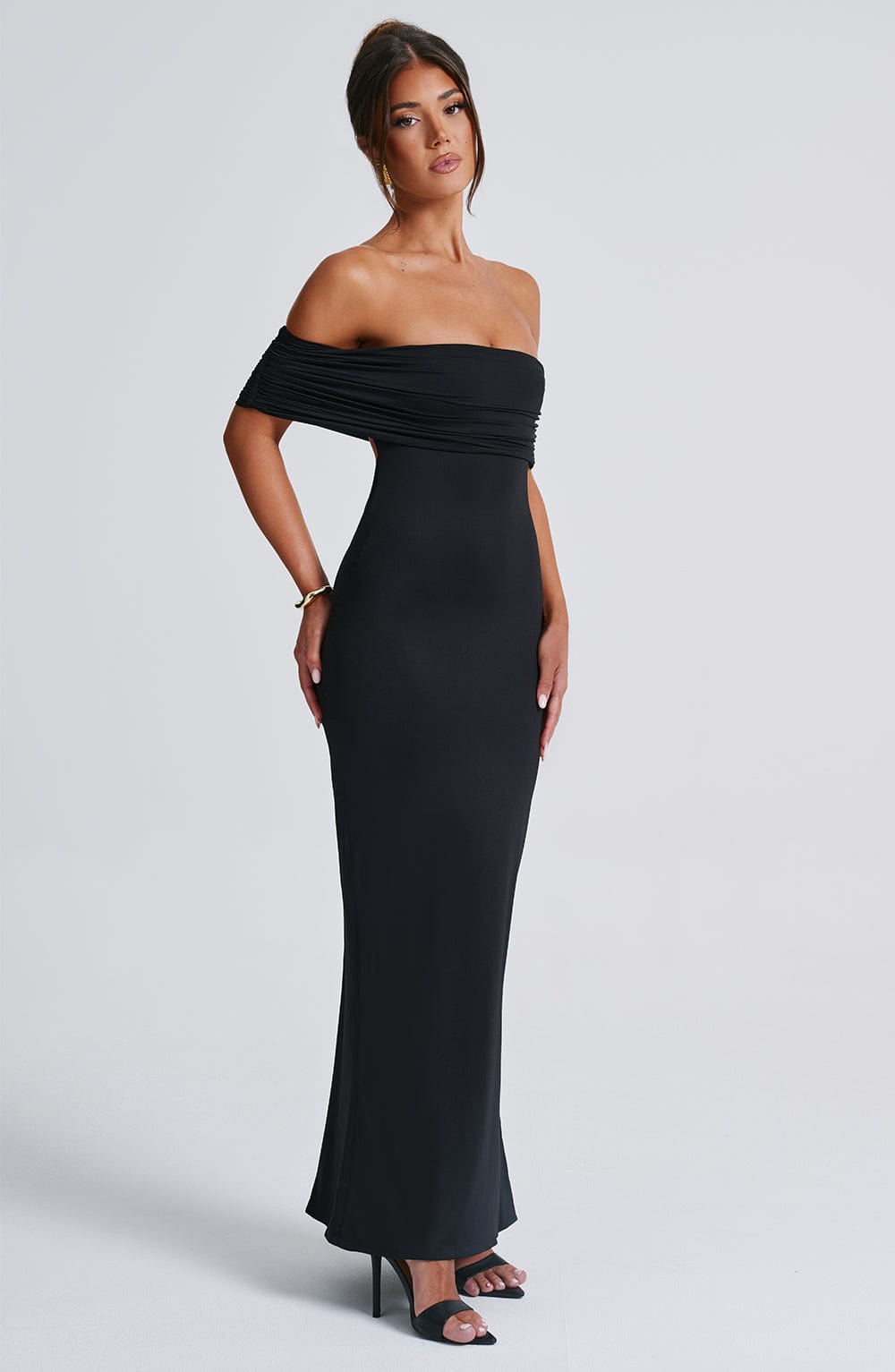 Coralise Maxi Dress in Black by Clandour, product photo 7